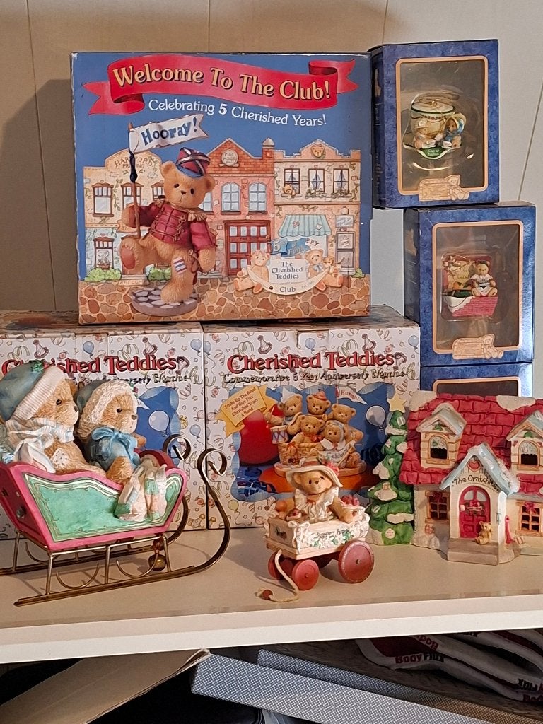 Cherished teddies, Verzamelen, Beren en Cherished Teddies, Ophalen, Zo goed als nieuw, Beeldje, Cherished Teddies