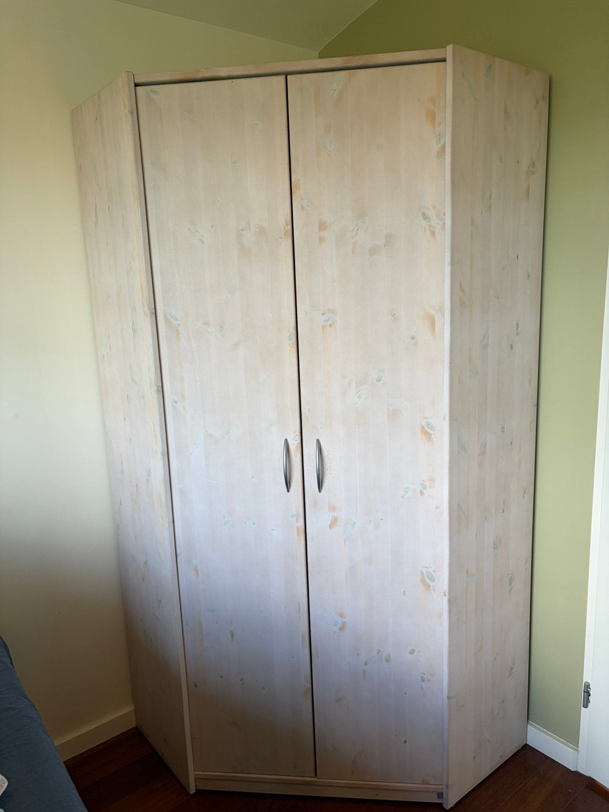 Lifetime kledingkast, hoek 94x94x200, Ophalen, Met deur(en), Gebruikt, 200 cm of meer
