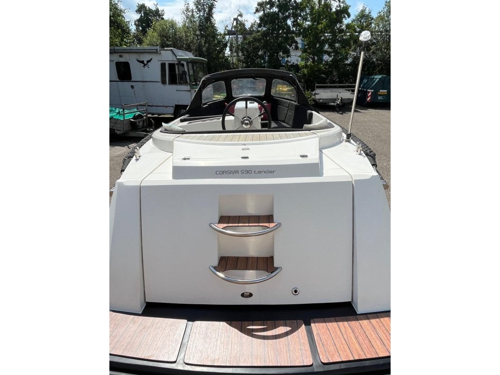 Corsiva 590 Tender + Evinrude E-tec 60pk + BOEGSCHROEF!!, Watersport en Boten, 6 m, Corsiva, Overige typen, Gebruikt
