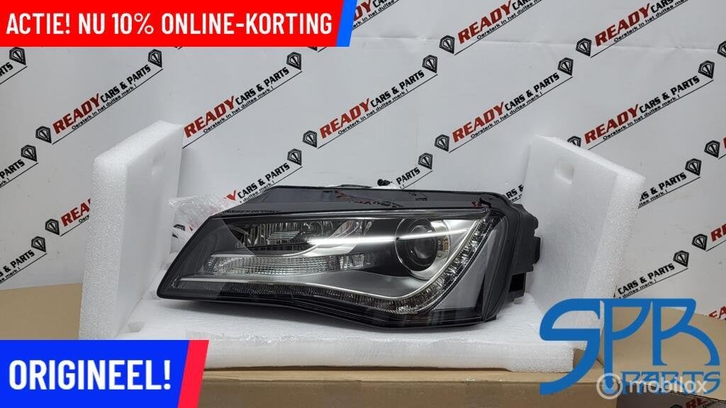 KOPLAMP LINKS XENON LED ORIGINEEL AUDI A8 D4 4H0941029AE NEW, Audi, Nieuw, Audi, Ophalen of Verzenden