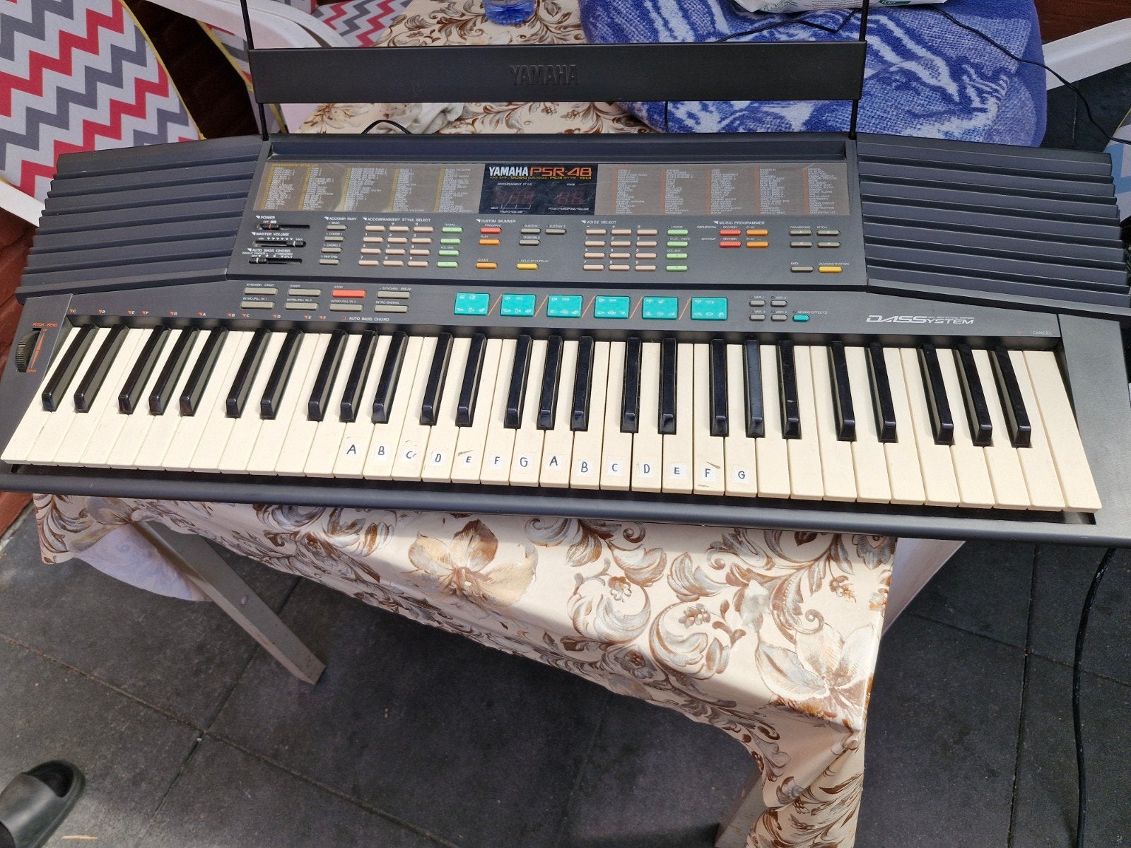 Yamaha PSR-48 Keyboard - Vintage Synthesizer, Muziek en Instrumenten, Ophalen of Verzenden, 61 toetsen, Gebruikt, Midi-aansluiting