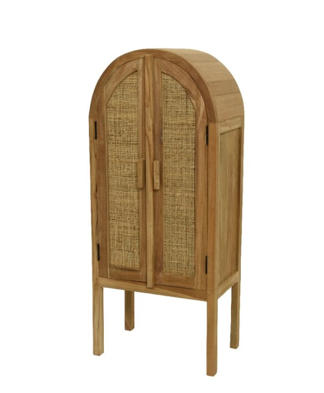 Rotan kast teakwood naturel rottankast NIEUW, Ophalen, Nieuw