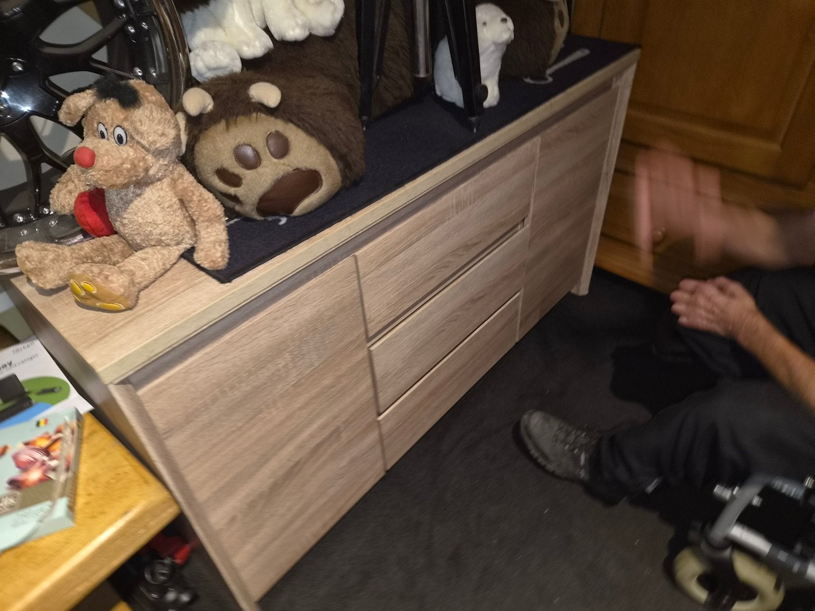 Moderne dressoir met lades en deuren - Zo goed als nieuw, Ophalen, 100 tot 150 cm, Zo goed als nieuw, Modern