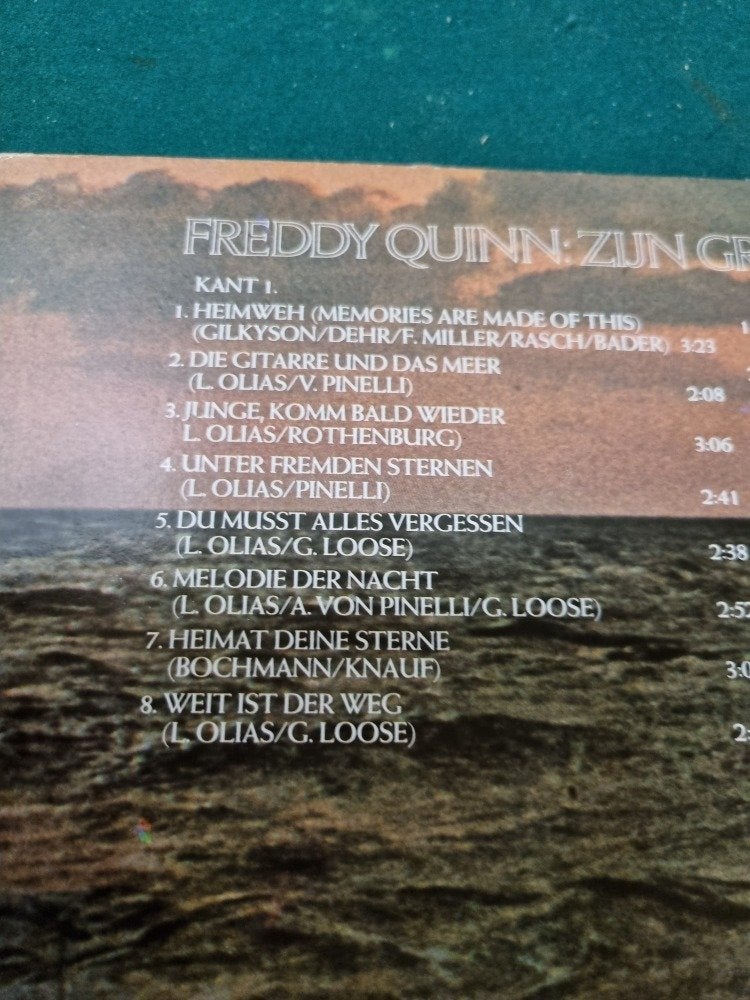 lp freddy quinn zijn grootste successen, Cd's en Dvd's, Ophalen of Verzenden