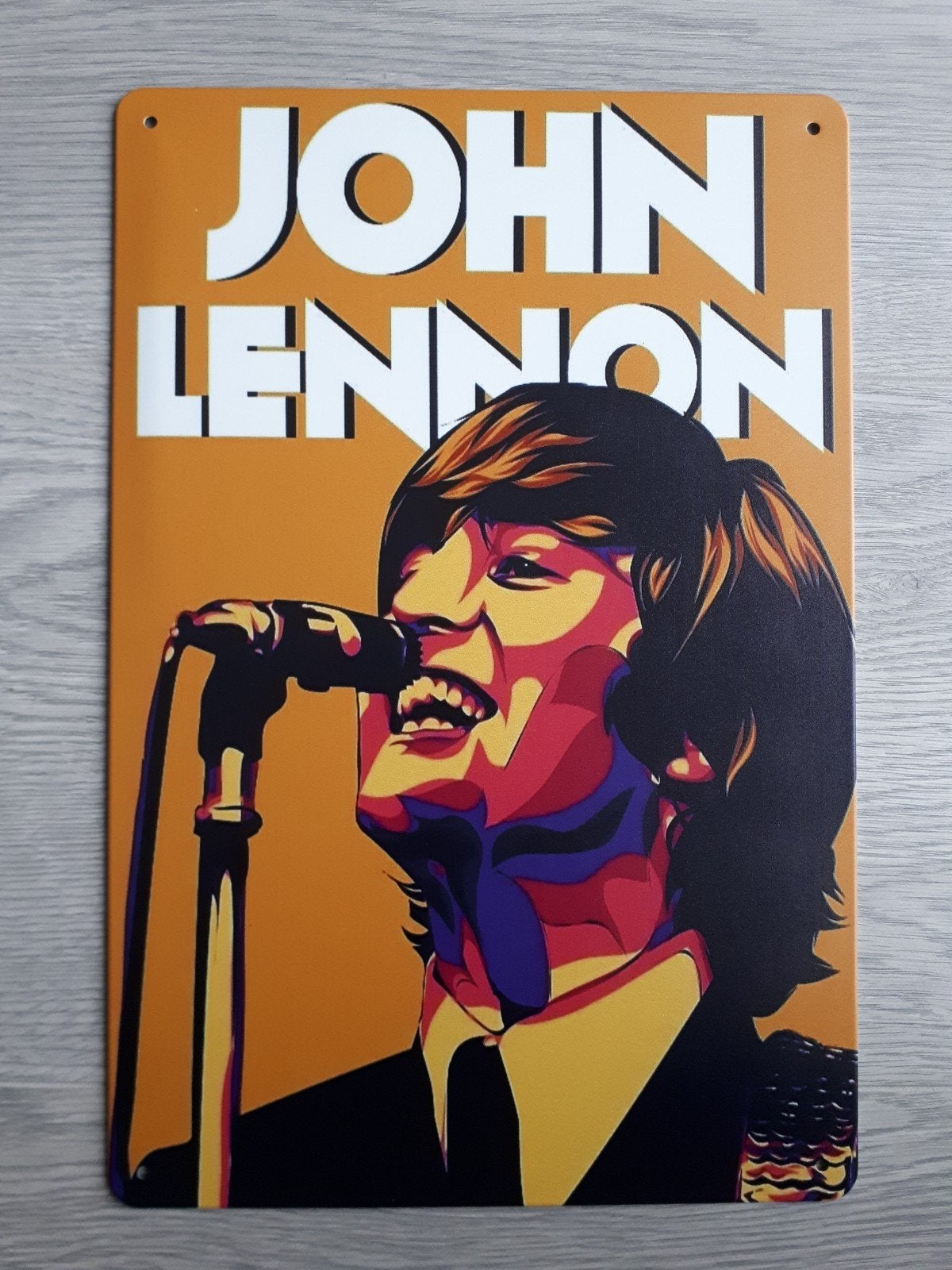 John Lennon 20x30 cm Metalen Reclamebord, Ophalen of Verzenden, Nieuw, Poster, Artwork of Schilderij