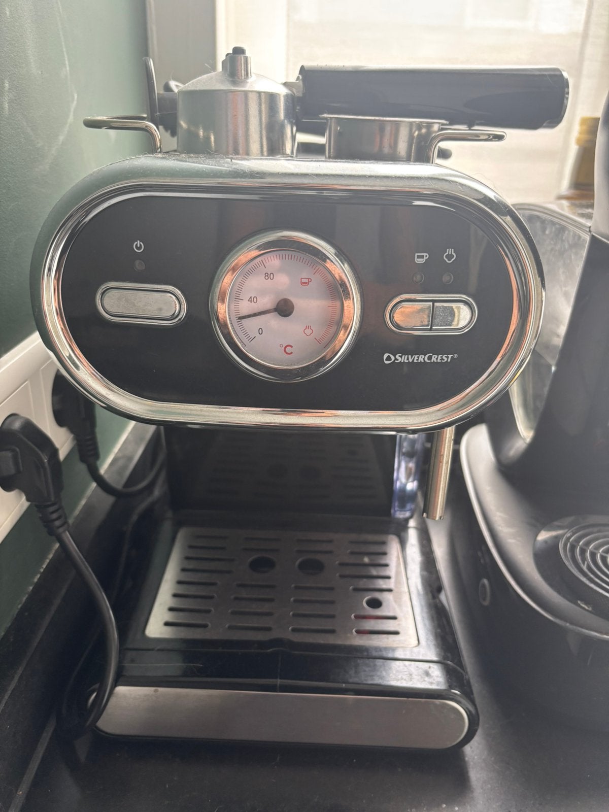 SilverCrest Espressomachine + SilverCrest Bonenmaler, Ophalen, Afneembaar waterreservoir, Espresso apparaat, Nieuw