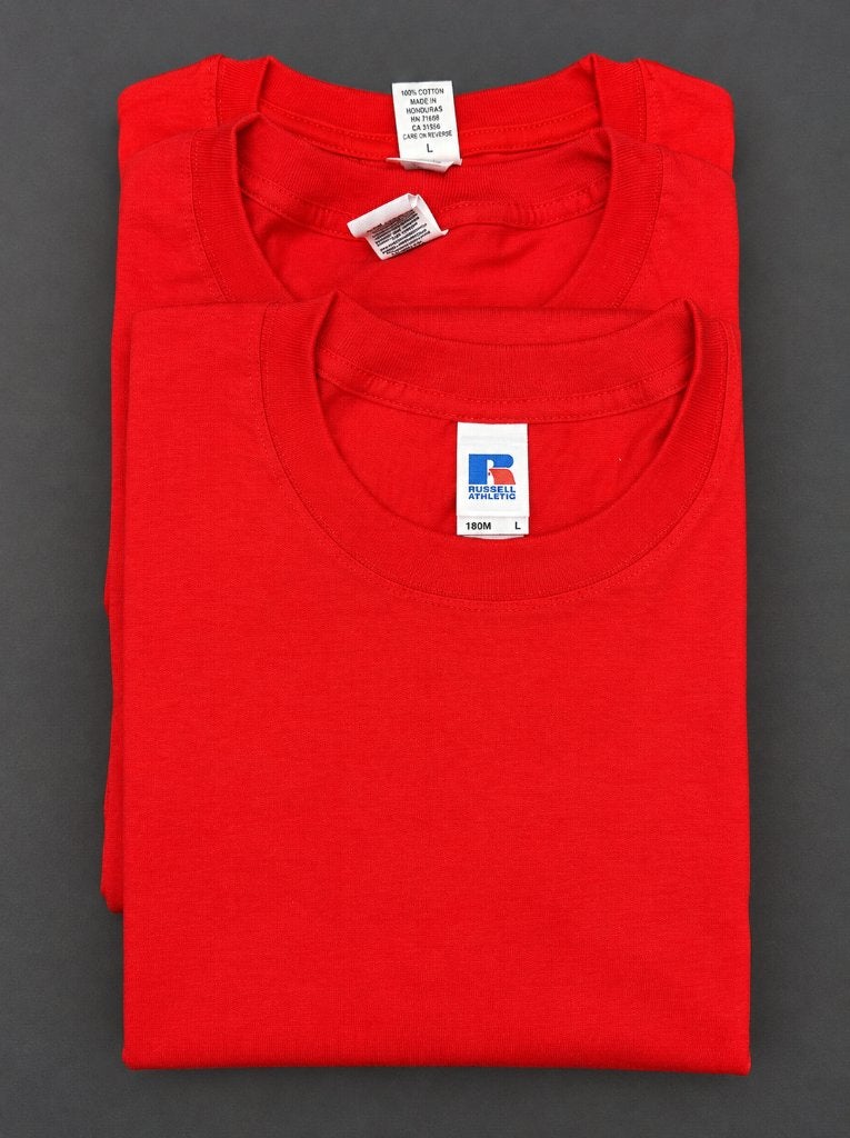 3 nieuwe onbedrukte Russell T-shirts – maat L & XL, Ophalen of Verzenden, Nieuw, Maat 46/48 (XL) of groter