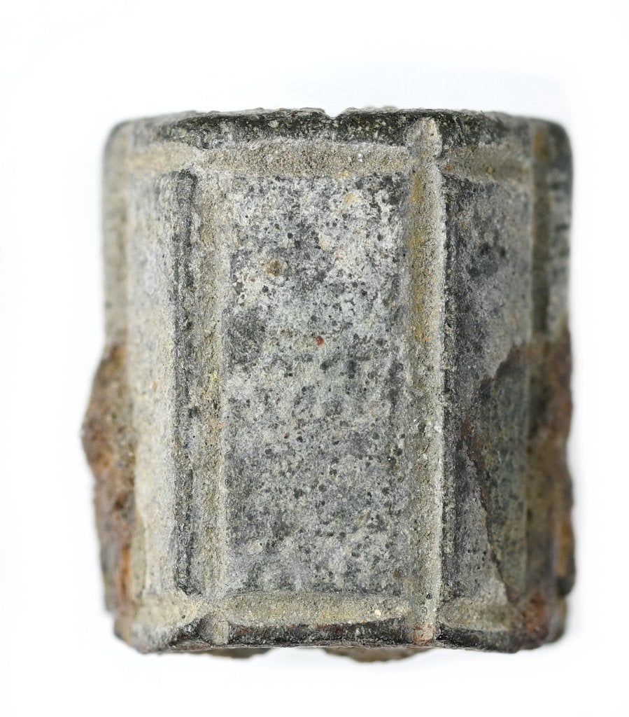 Mesheft, brons 6-kant h16mm b14,3 en11mm 14,5g    b853, Ophalen of Verzenden, Brons