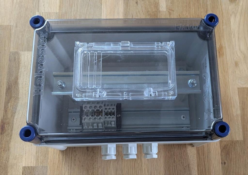 Eaton Halyester K432 lege kast met Din Rails, Ophalen of Verzenden, Gebruikt, Overige typen