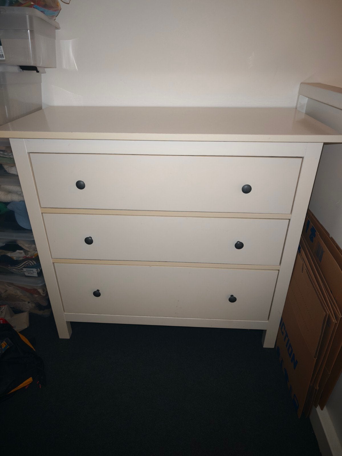 HEMNES ladekast ikea 
Ladekast 3 lades, Ophalen, Gebruikt, 100 tot 150 cm, 50 tot 100 cm