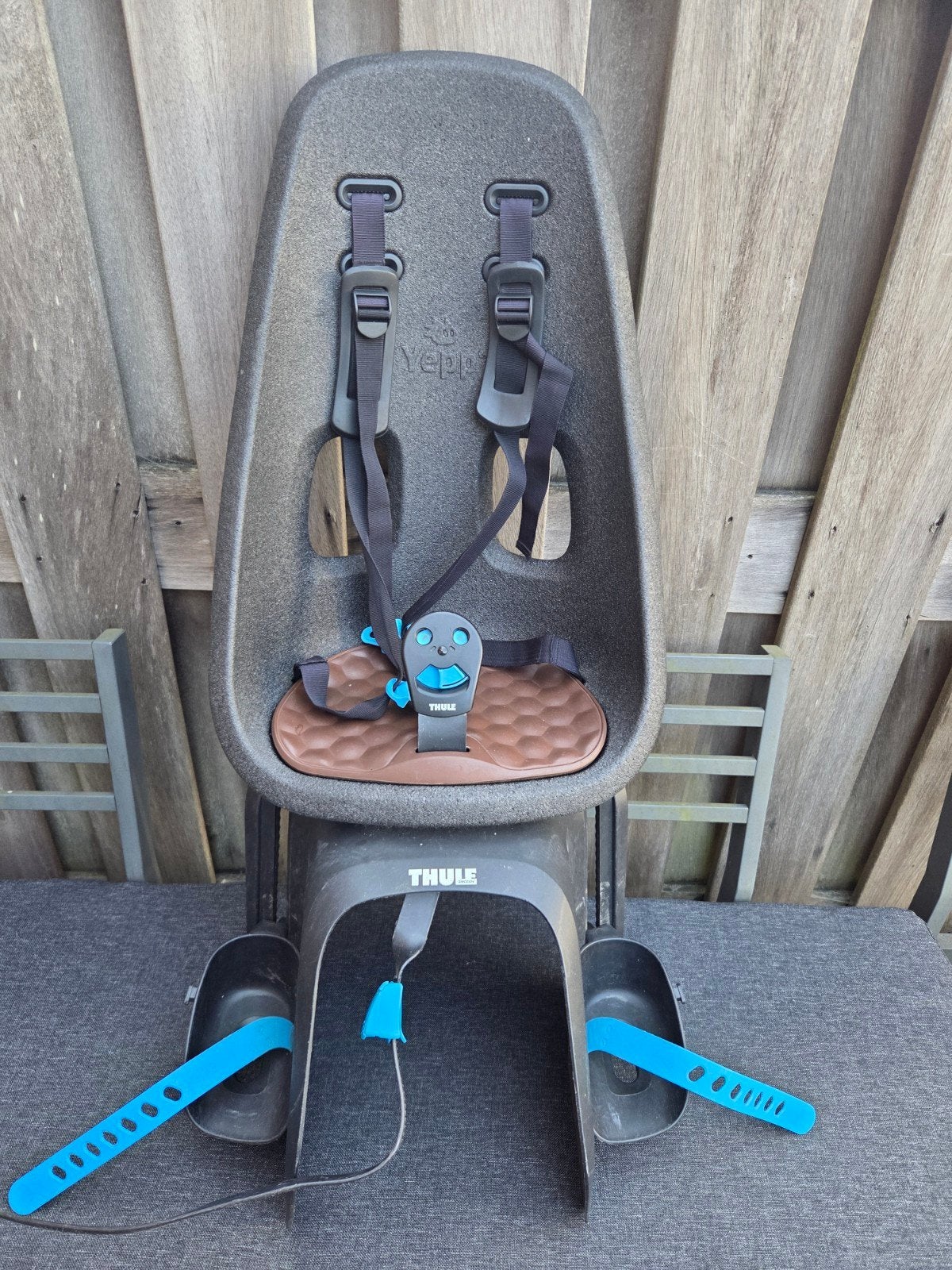 Thule Yepp Maxi fietszitje met 2 sleutels, Fietsen en Brommers, Ophalen, Gebruikt, Achterzitje, Thule