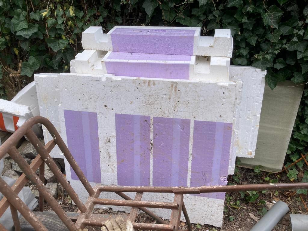 Isobouw . Powerkist . Bekisting. 500x500 mm . Binnenmaat ., Doe-het-zelf en Verbouw, Ophalen, Overige materialen, 4 tot 8 cm, Muurisolatie