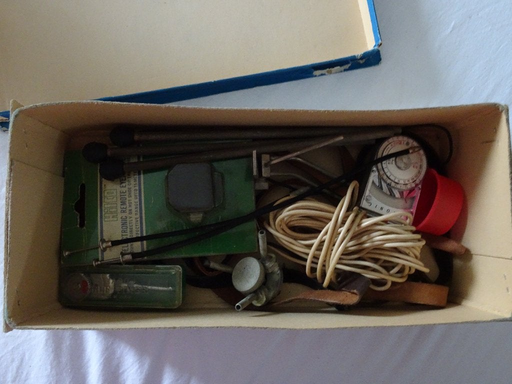 Doosje vol met foto accessoires, Audio, Tv en Foto, Ophalen, Gebruikt, Overige typen