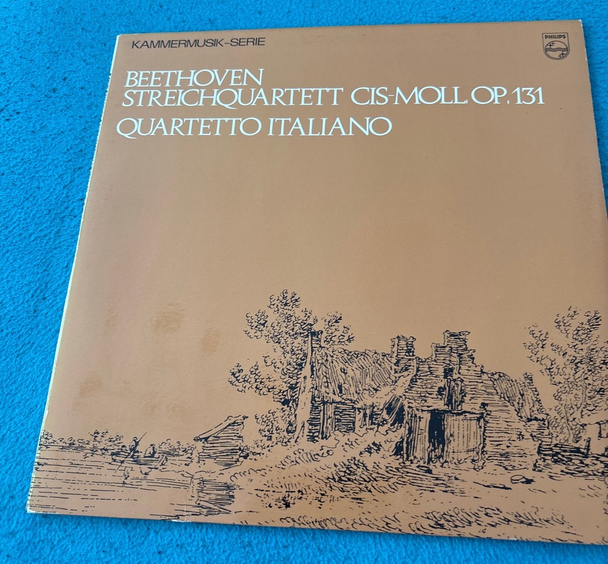 Beethoven: Strijkkwartet Cis-Moll Op.131 - Quartetto Italian, Cd's en Dvd's, LP, Ophalen of Verzenden, Romantiek, 12 inch