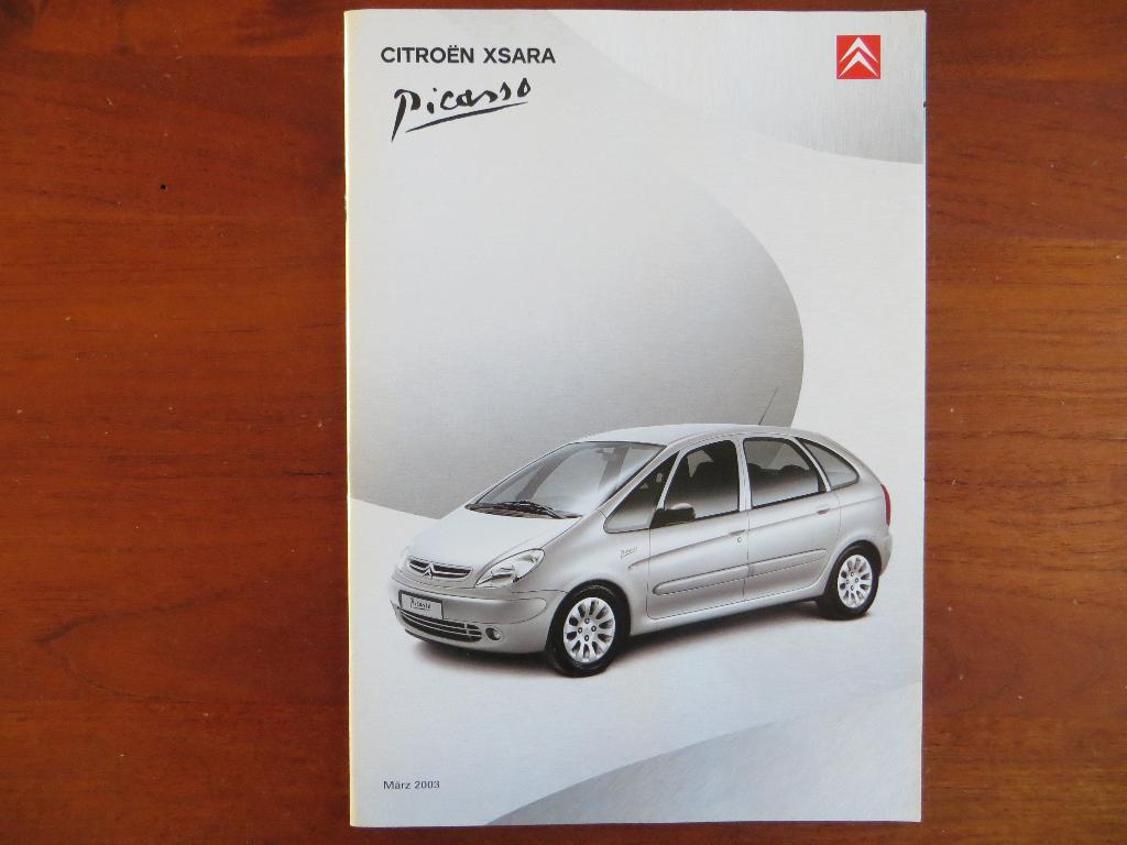 Citroën Xsara Picasso (maart 2003) met 2 bijlagen, Ophalen of Verzenden, Nieuw, Citroën