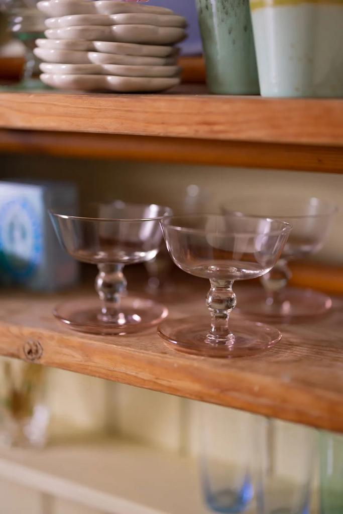 Nieuwe Sissyboy ijscoupes - set van 4, Verzamelen, Glas en Borrelglaasjes, Ophalen, Zo goed als nieuw