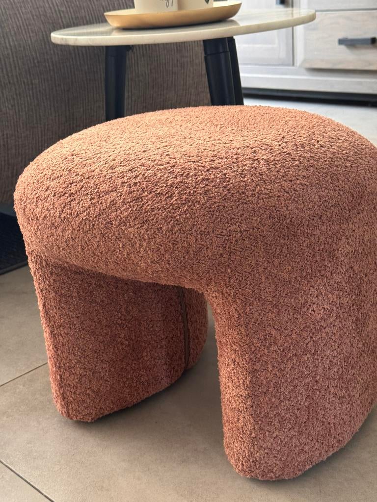 Poef merk ByBoo  type Sahi, Ophalen, Zo goed als nieuw, Rond, Minder dan 50 cm
