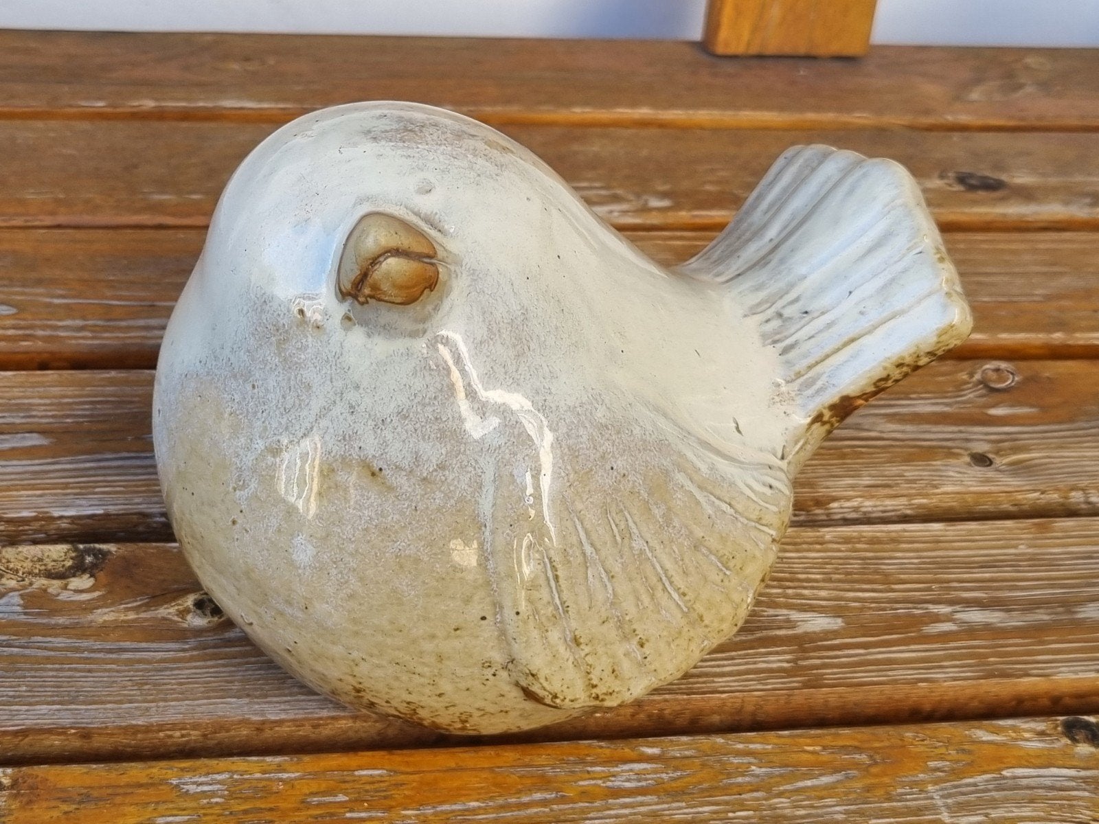 Keramiek beeld vogel, Ophalen of Verzenden, Gebruikt, Dier