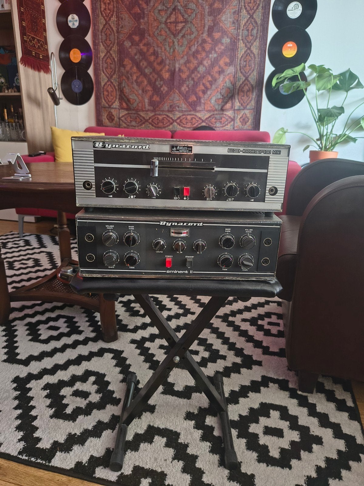Dynacord Eminent 2 + Echocord Mini set, Ophalen, Zo goed als nieuw, Minder dan 50 watt