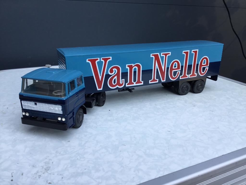 Lion Car Daf 2800 van Nelle, Ophalen of Verzenden, Zo goed als nieuw, Bus of Vrachtwagen, Lion Toys
