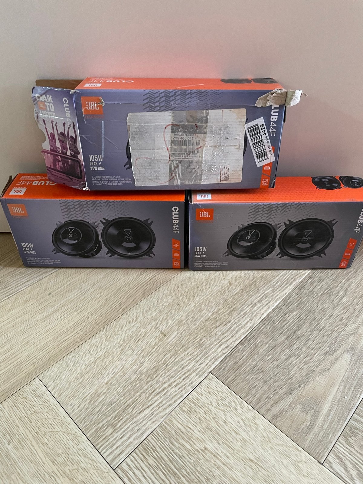 JBL Club 44F 105W Peak 35W RMS Auto Speakers, Auto diversen, Ophalen of Verzenden, Gebruikt