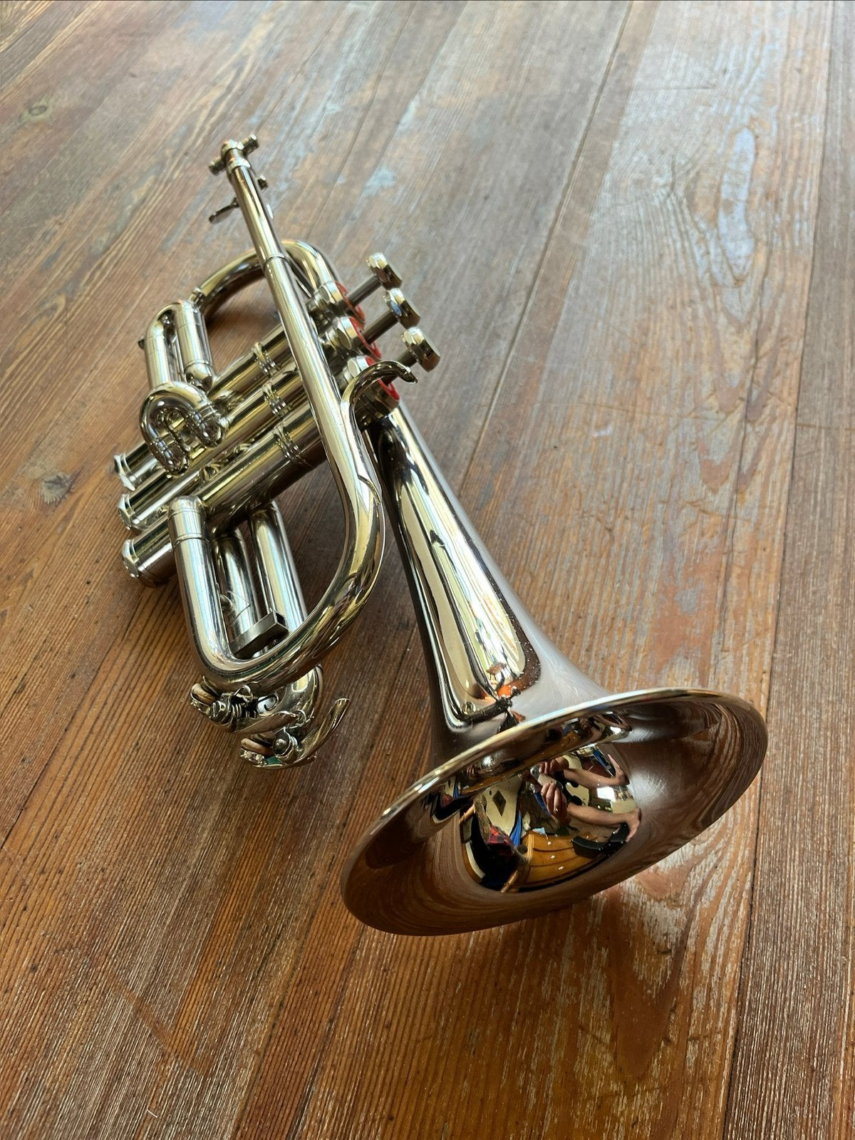 Kornet trompet ES/EB BES Kühnl & Hoyer - Kariso-koffer, Muziek en Instrumenten, Blaasinstrumenten | Trompetten, Zo goed als nieuw