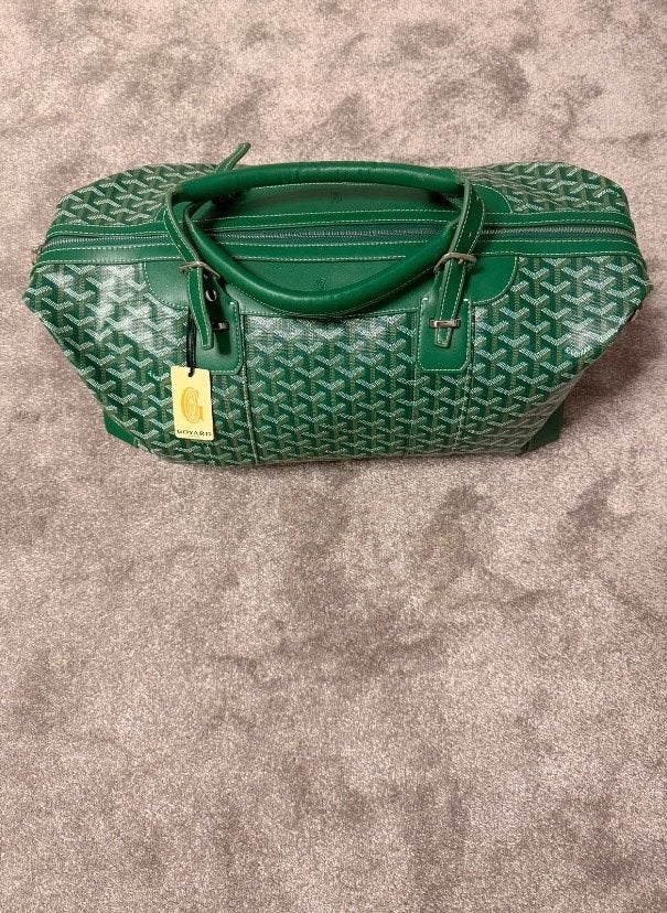 Nieuwe Goyard Duffel Tas - Groen (Meerdere Kleuren), 20 tot 30 cm, Minder dan 40 cm, Ophalen of Verzenden, Nieuw