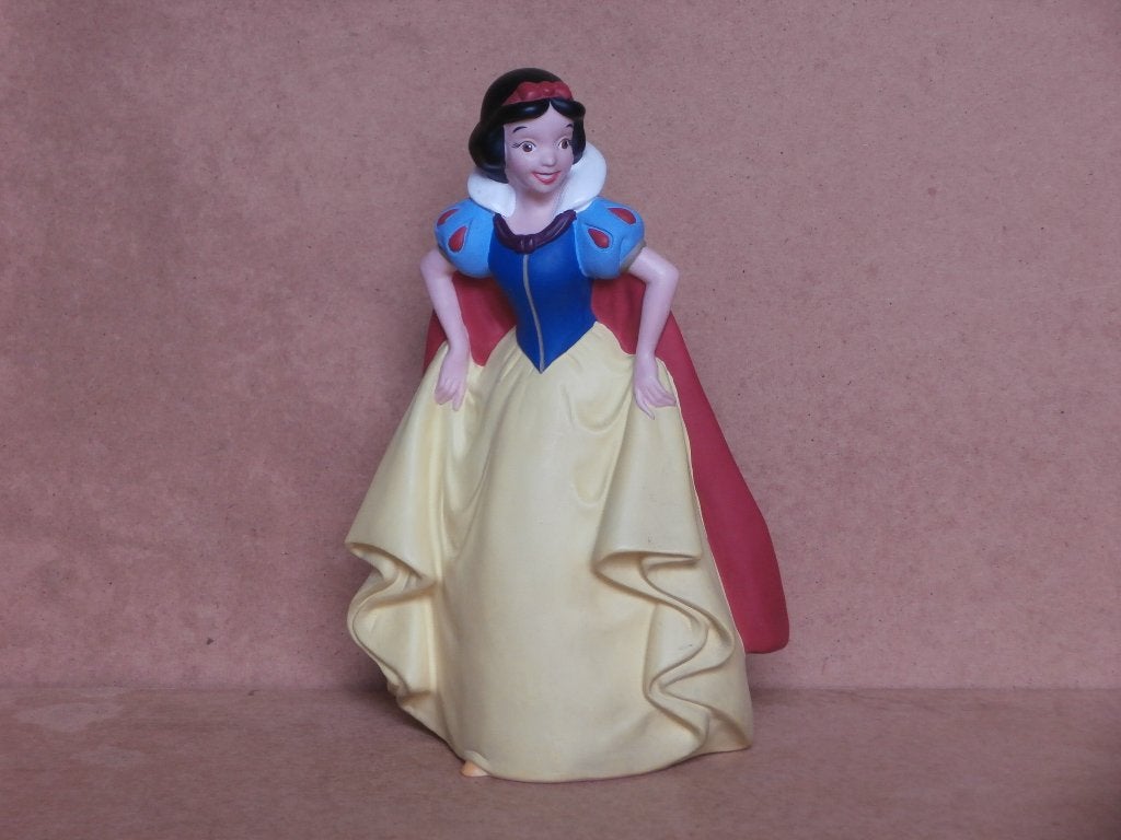 Oud spaarpot Sneeuwwitje poppetje klassiek spaarpotje Disney, Ophalen of Verzenden, Sneeuwwitje of Doornroosje, Gebruikt, Beeldje of Figuurtje