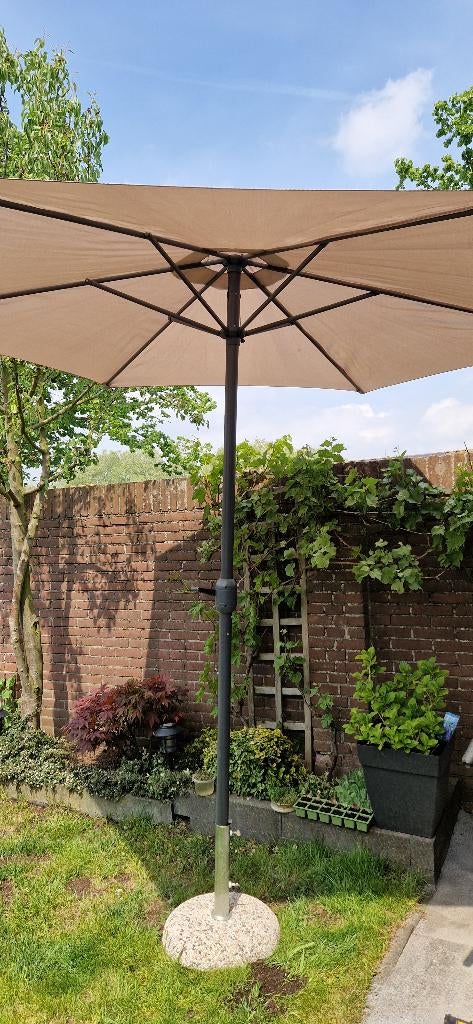 Zweefparasol met voet, Tuin en Terras, Parasols, Ophalen, Nieuw, 2 tot 3 meter, Zweefparasol