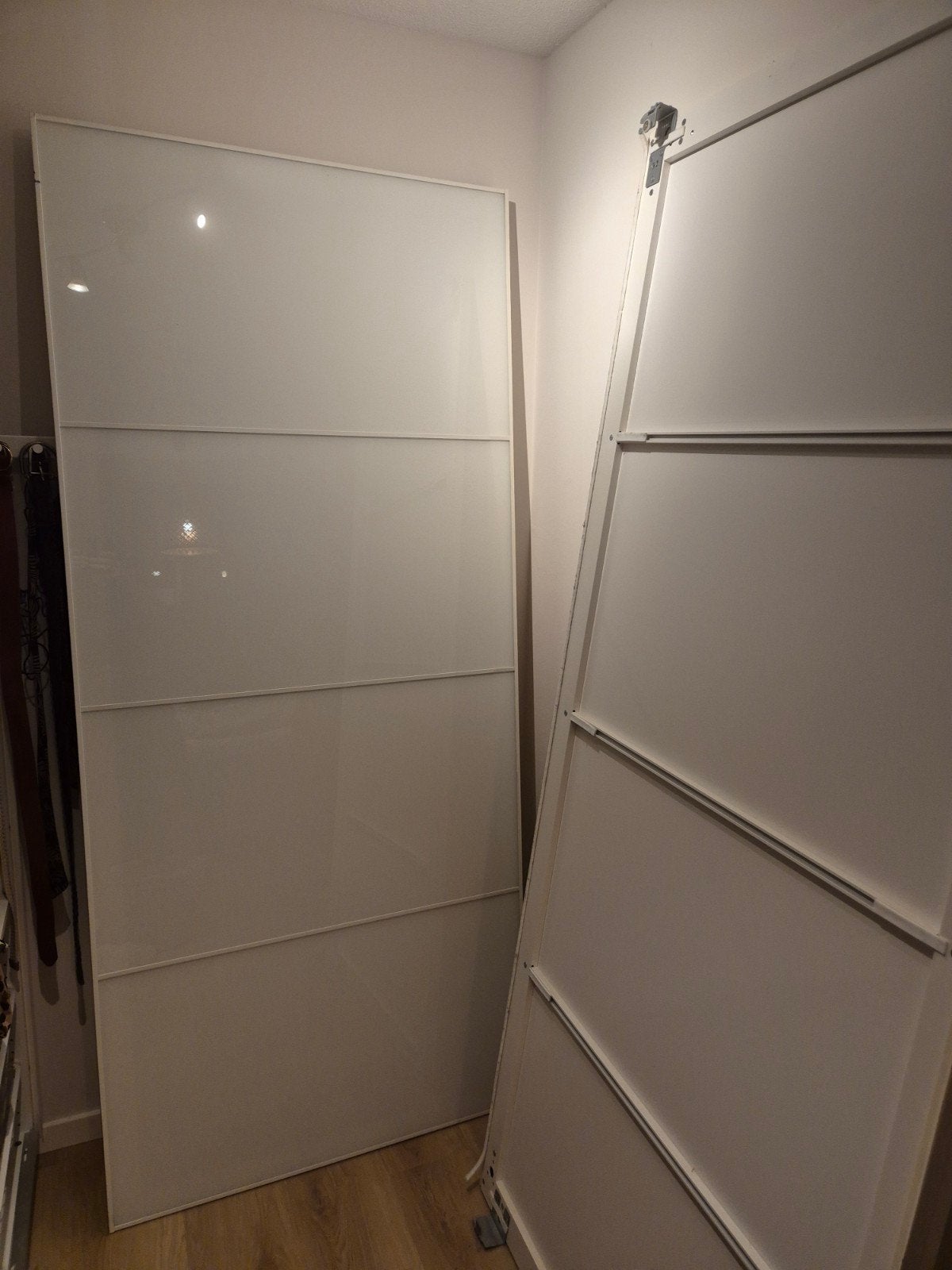 IKEA PAX Kledingkast Schuifdeuren (2x), Ophalen, 100 tot 150 cm, 200 cm of meer, Overige houtsoorten