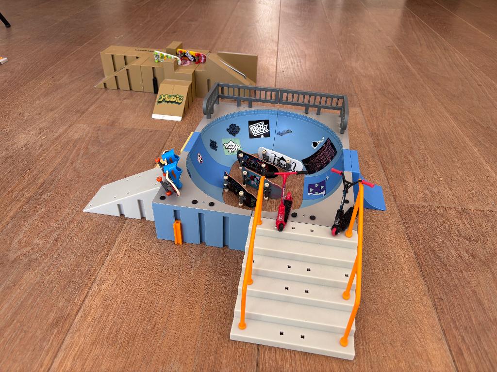 Tech Deck skatepark, Ophalen, Gebruikt