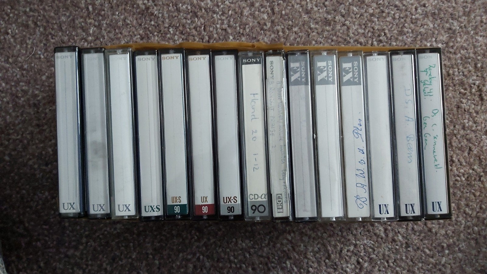 Cassettebandjes  Sony 15 stuks normal bias, Gebruikt, 2 t/m 25 bandjes, Overige genres, Ophalen of Verzenden