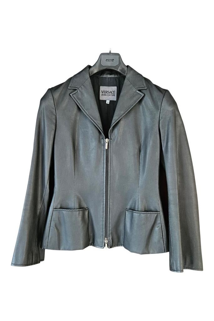 Versace jeans couture dames blazer kolbert jasje zwart M, Maat 38/40 (M), Zwart, Ophalen of Verzenden, Jasje