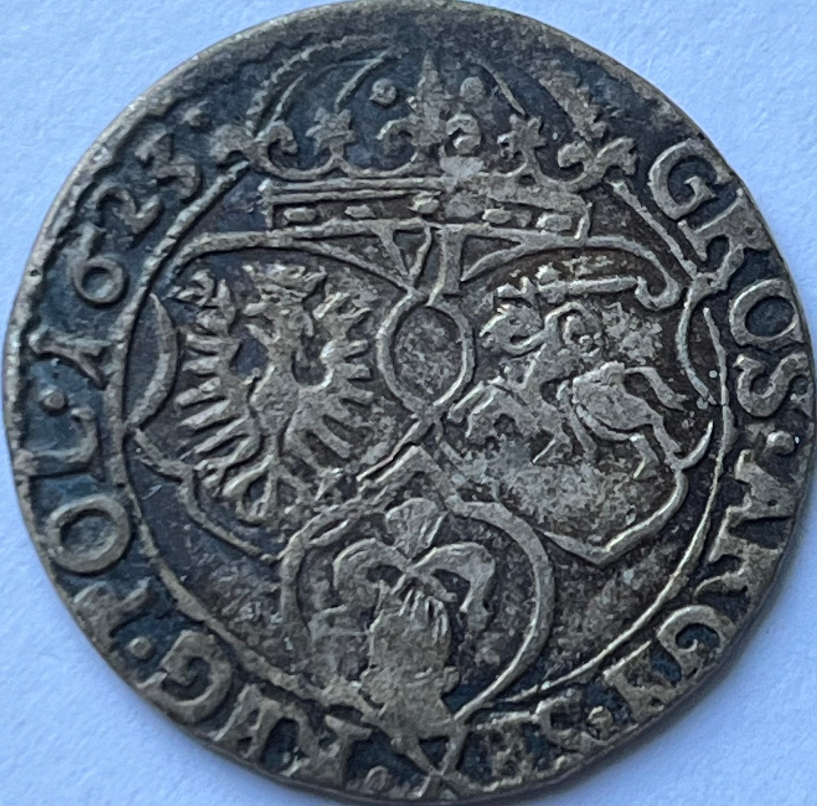 Polen mooie zes groschen 1623 Sigismund III, Ophalen of Verzenden, Polen, Losse munt, Zilver