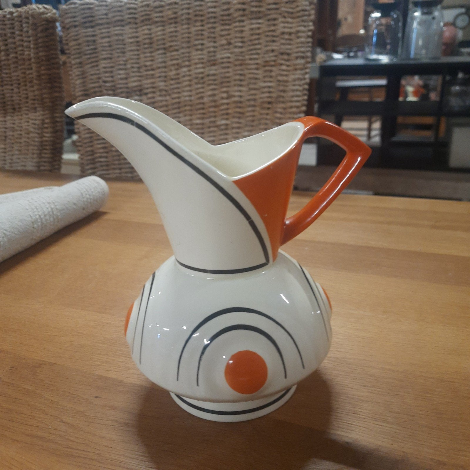 Art Deco aardewerk kan vaas Sociëteit ceramique Maestricht, Ophalen of Verzenden