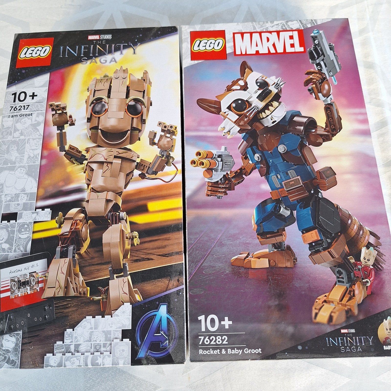 Twee nieuwe LEGO Marvel sets: I Am Groot & Rocket, Ophalen of Verzenden, Nieuw