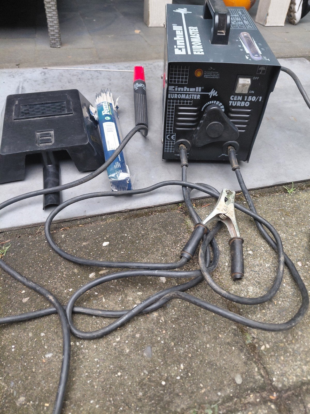 Einhell euromaster Cen 150/1 turbo lasapparaat, Ophalen of Verzenden, Zo goed als nieuw, Minder dan 150 ampère, Elektroden