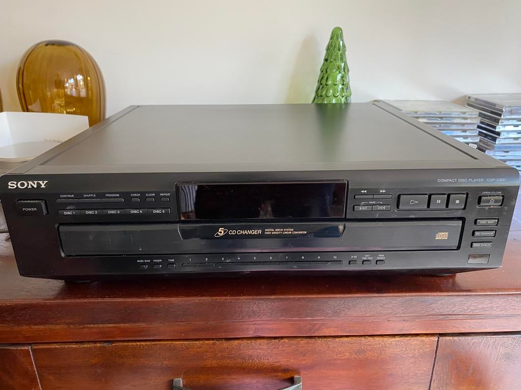Sony cd speler, Ophalen of Verzenden, Gebruikt, Sony, Wisselaar