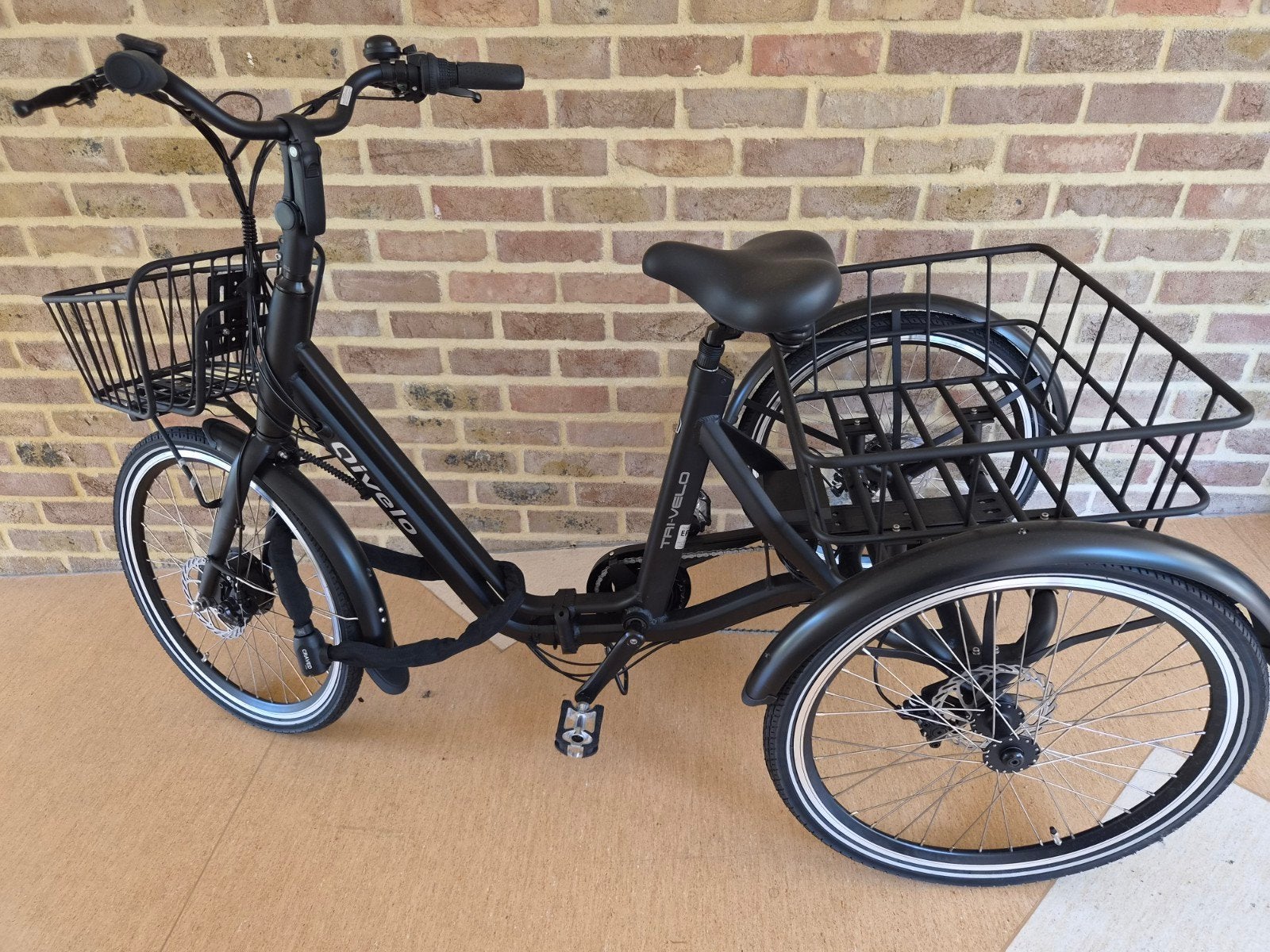 Qivelo Senior Fold - mat zwart, Fietsen en Brommers, Ophalen, Zo goed als nieuw, Overige merken