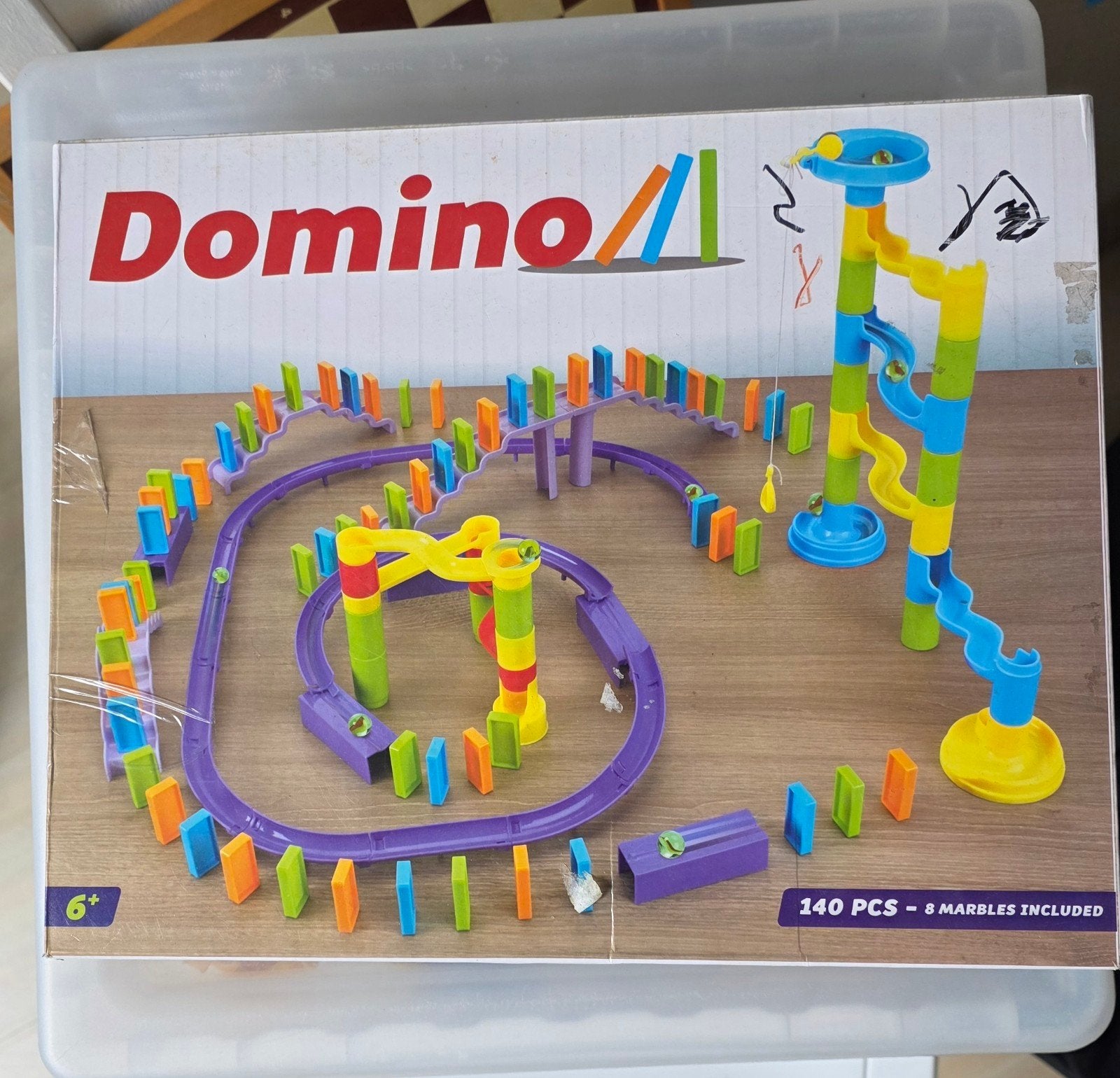 Domino Race Set - Leuk voor Sinterklaas!, Ophalen, Gebruikt, Jongen of Meisje