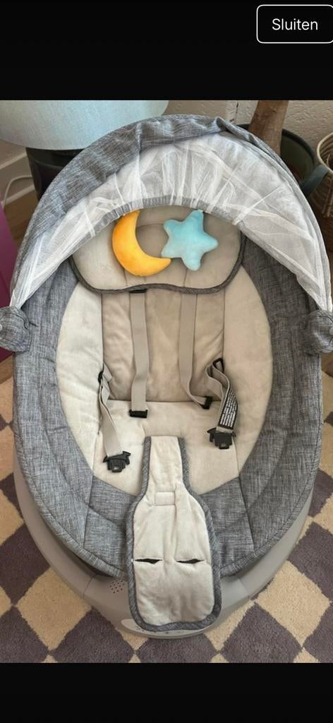 Elektrische wipstoel Bebies first baby swing, Ophalen of Verzenden