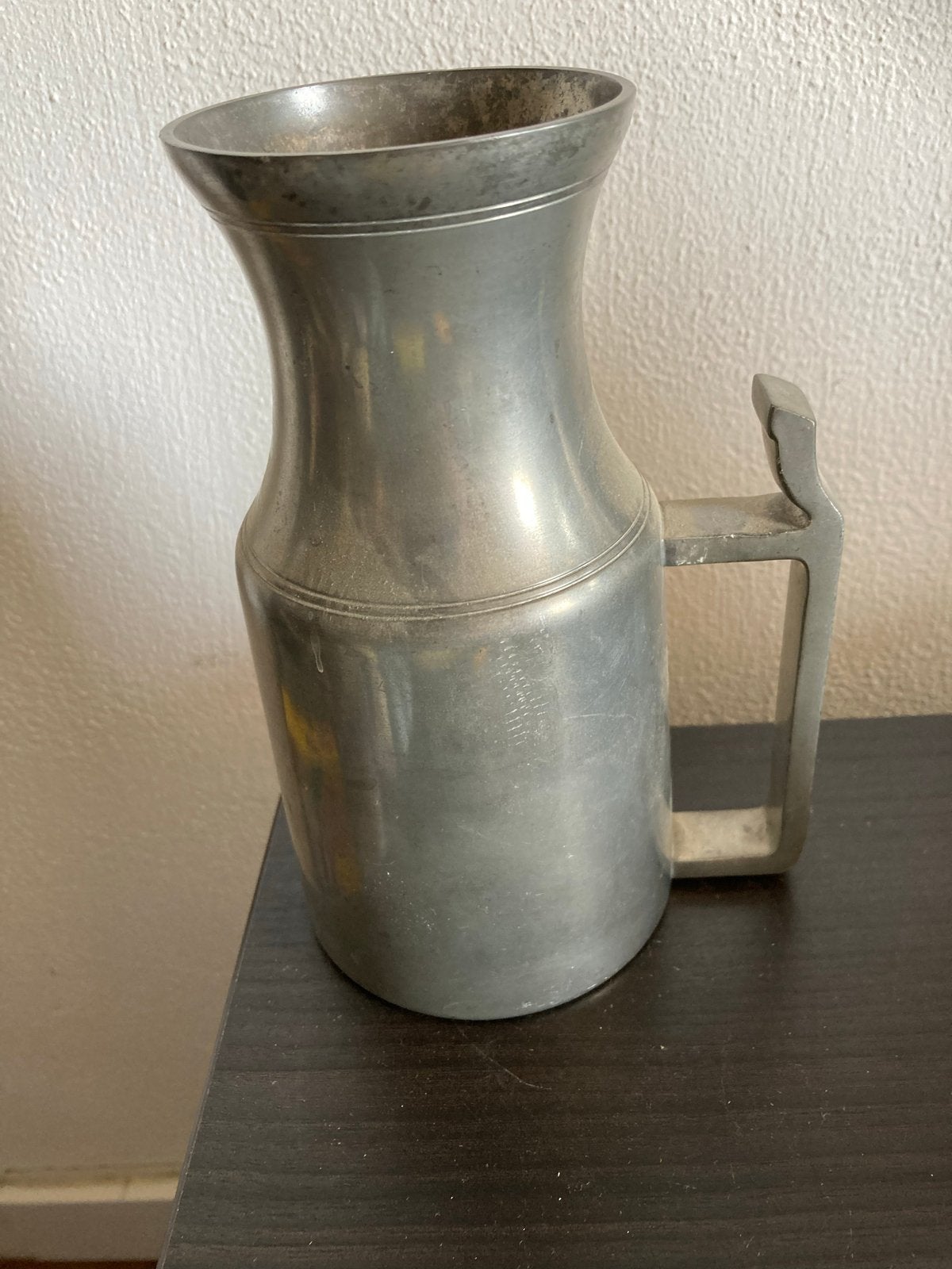KMD Daalderop Tiel zware tinnen kan - 18,5 cm, Ophalen of Verzenden