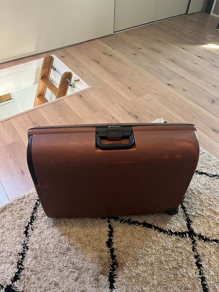 Reiskoffer Carlton Maat L, Sieraden, Tassen en Uiterlijk, Koffers, Ophalen of Verzenden, Zo goed als nieuw, Hard kunststof, 70 cm of meer