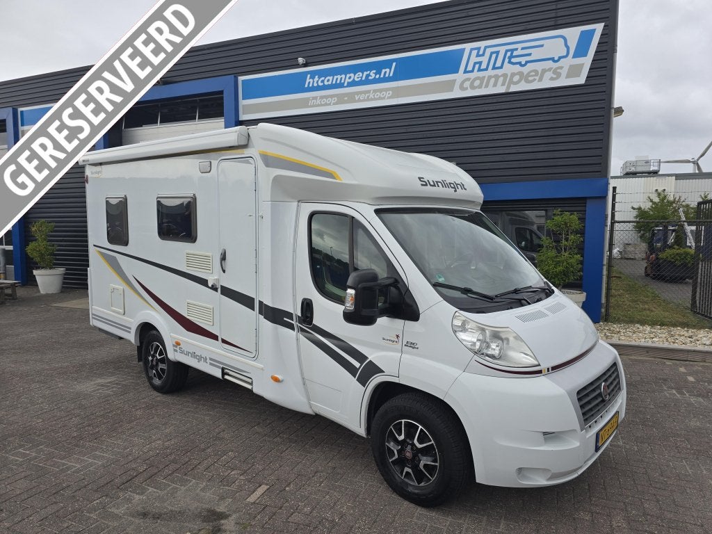 Sunlight Capron T58 Z.G.O.H 2012, Caravans en Kamperen, Standaard zit, Sunlight, Fiat, Tot en met 2
