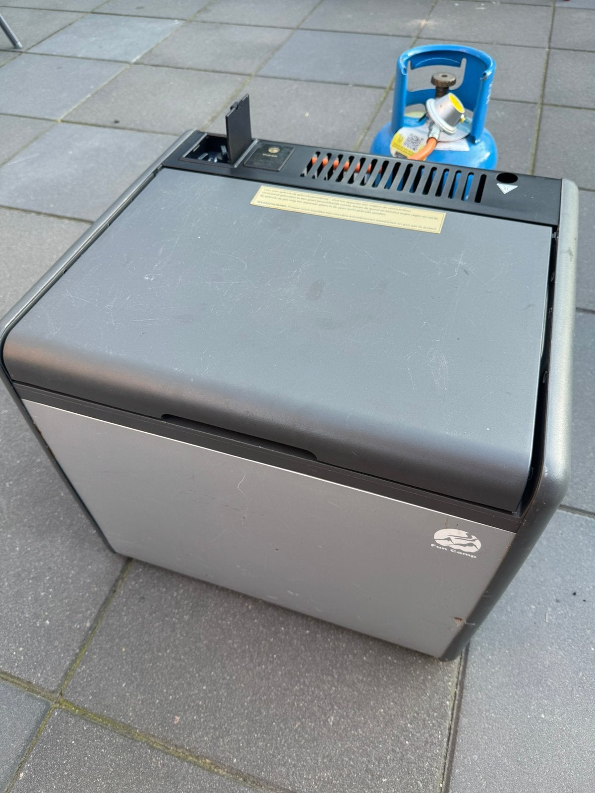 Camping koelbox 230v/12v/gas, Caravans en Kamperen, Koelboxen, Ophalen, Gebruikt, Koelbox, Elektrisch