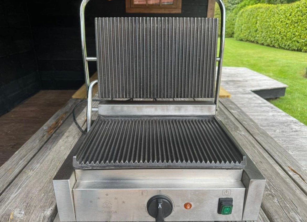 Panini gril, Ophalen, Zo goed als nieuw