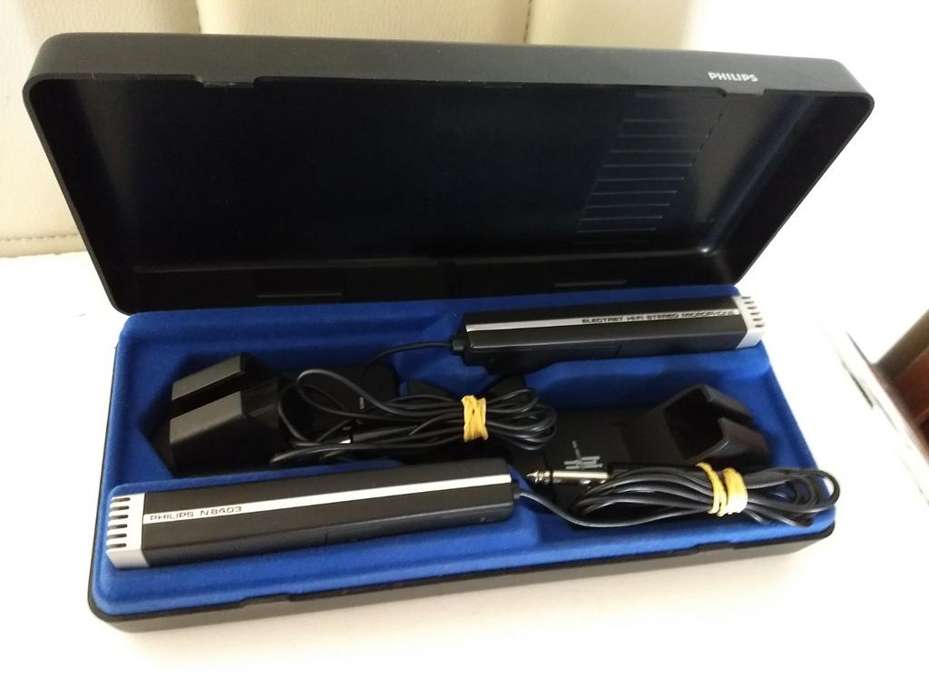 Goede Vintage Philips microfoon N8403, Muziek en Instrumenten, Microfoons, Ophalen, Gebruikt, Overige typen