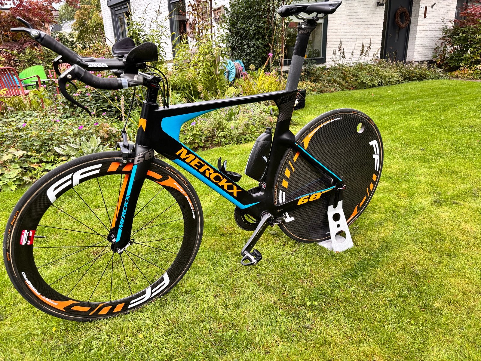 Tijdritfiets/triathlonfiets Eddy Merckx Lugano 68 - Maat L, Fietsen en Brommers, Overige merken, Gebruikt, Carbon, Ophalen of Verzenden