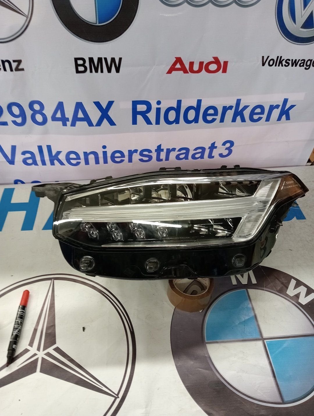 Koplamp links V60 II met module voor onderdelen 31656887, Gebruikt, -, -, Ophalen of Verzenden