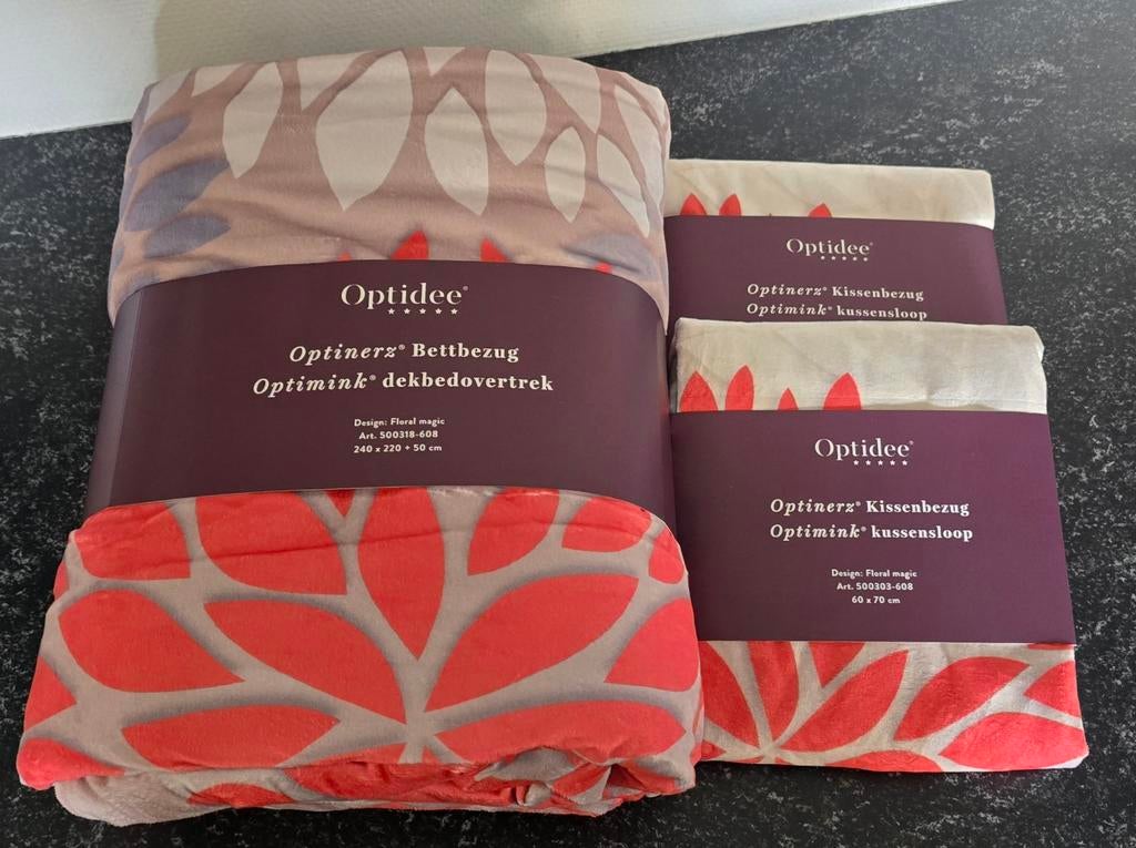 Optidee mink beddengoed, Huis en Inrichting, Slaapkamer | Beddengoed, Overige kleuren, Dekbedovertrek, Ophalen of Verzenden, Nieuw